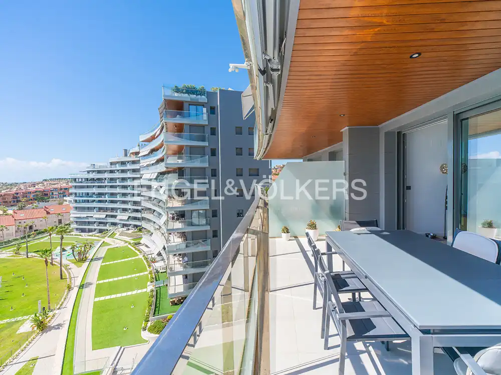 Terrace of Flat for rent in Alicante / Alacant  with Air Conditioner, Terrace and Furnished