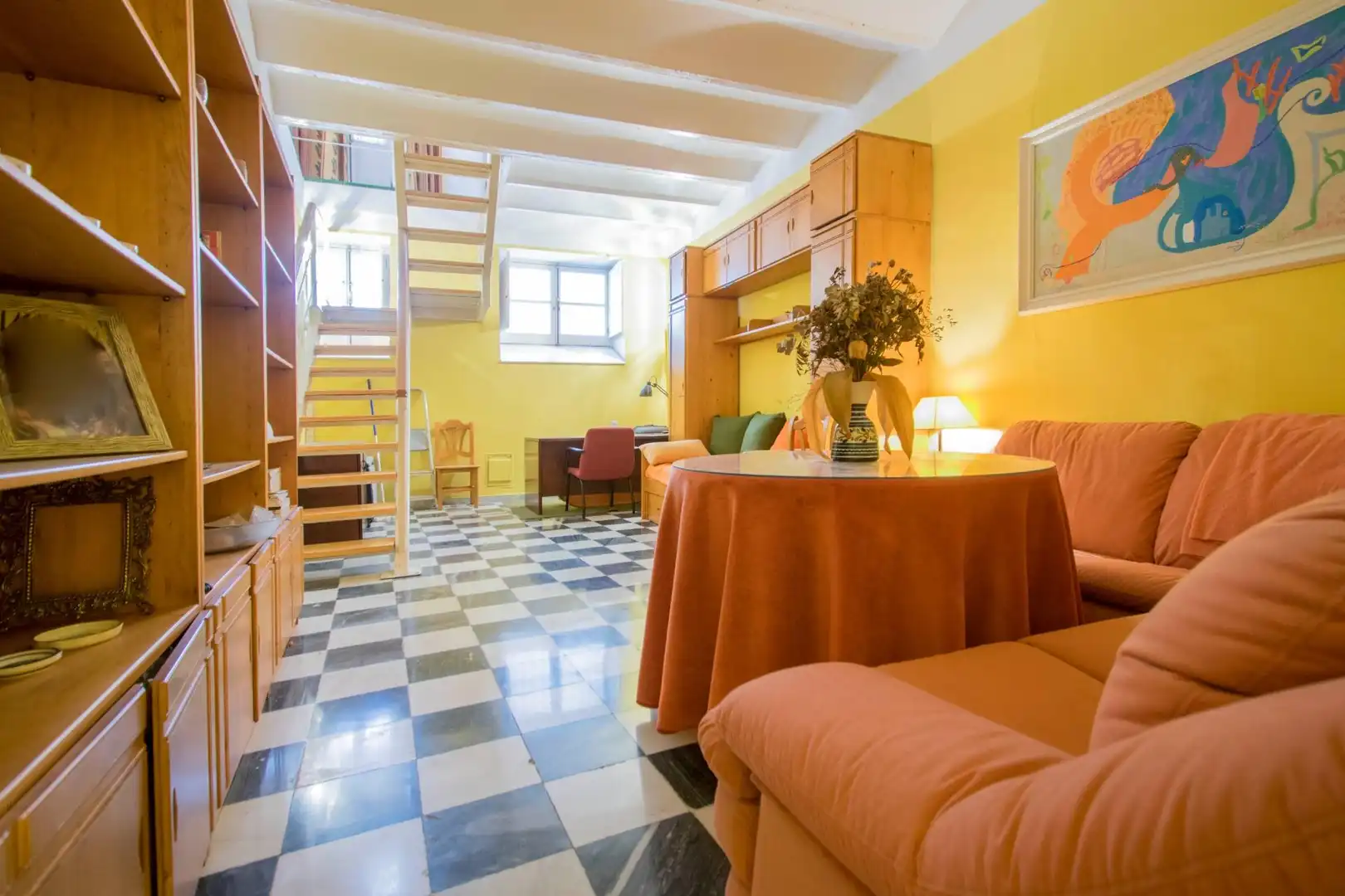 Living room of Flat for sale in Sevilla  with Balcony