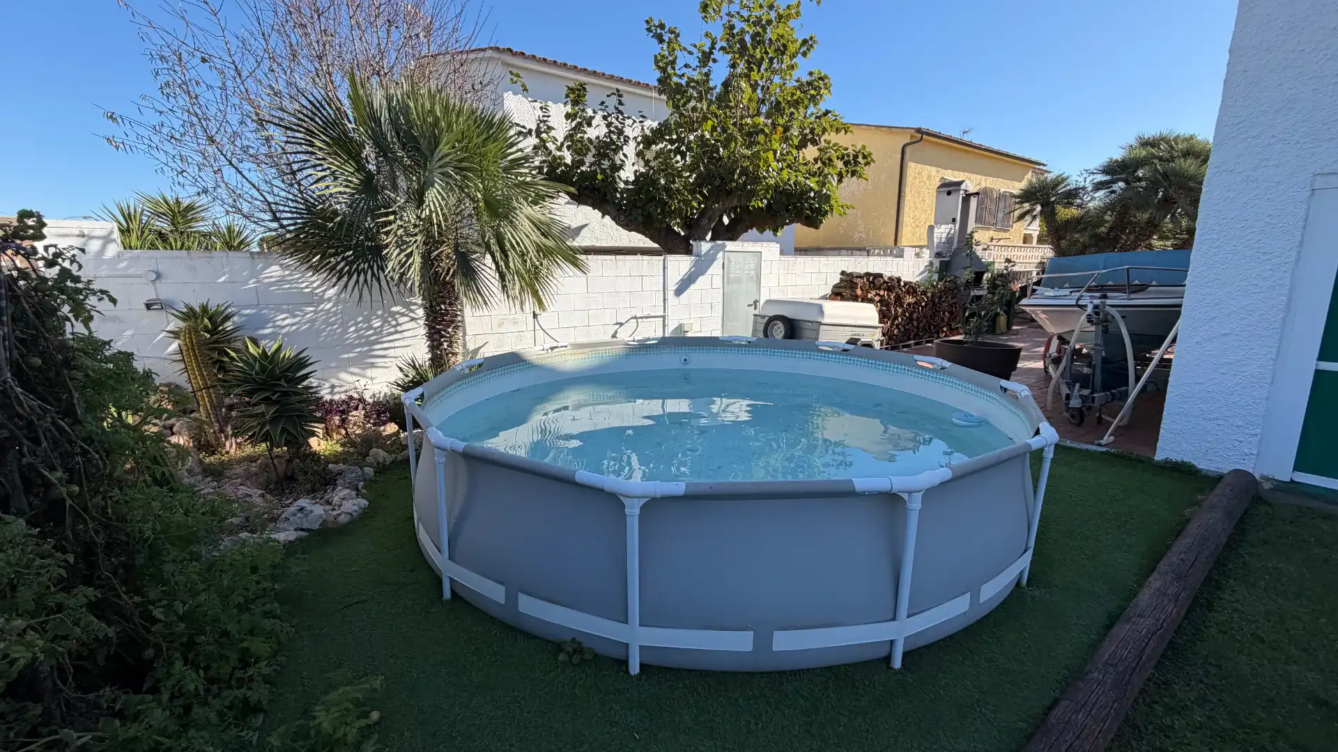 Piscina de Casa o xalet en venda en Creixell amb Aire condicionat, Jardí privat i Terrassa
