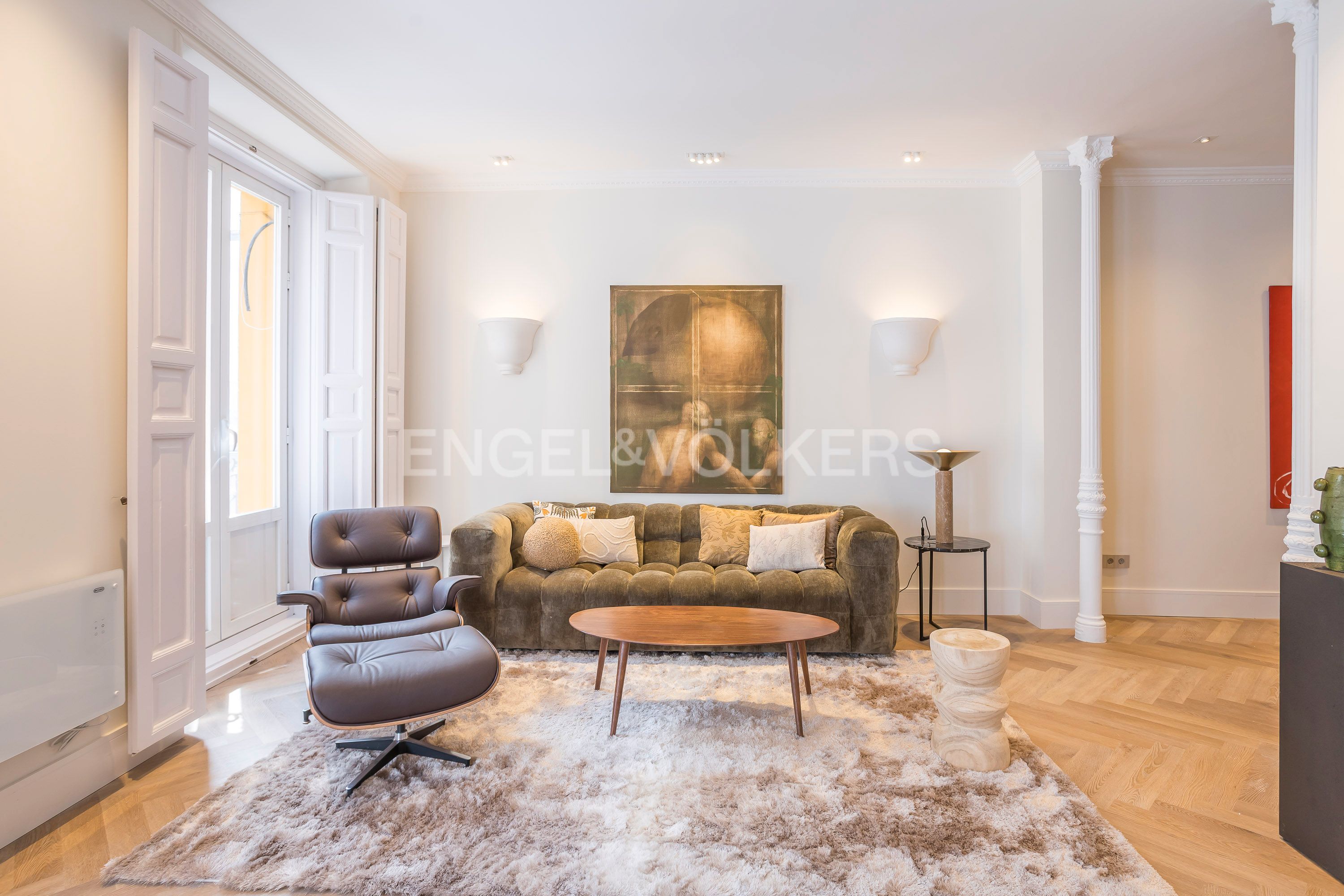 Sala de estar de Apartamento en venta en  Madrid Capital con Aire acondicionado, Calefacción y Trastero