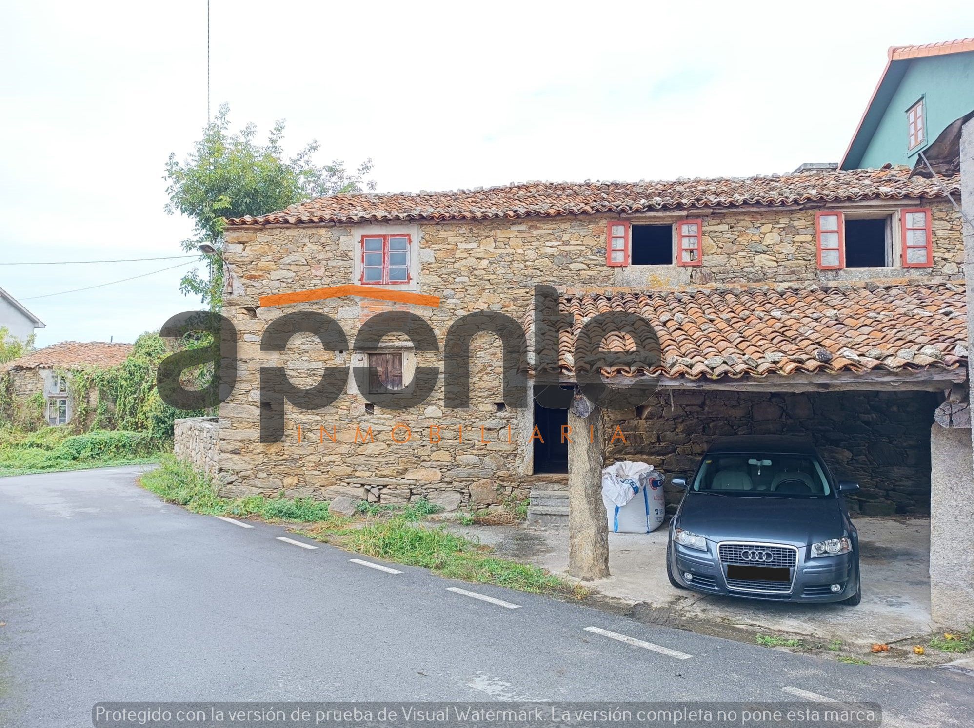 Exterior view of Country house for sale in Cabana de Bergantiños  with Private garden