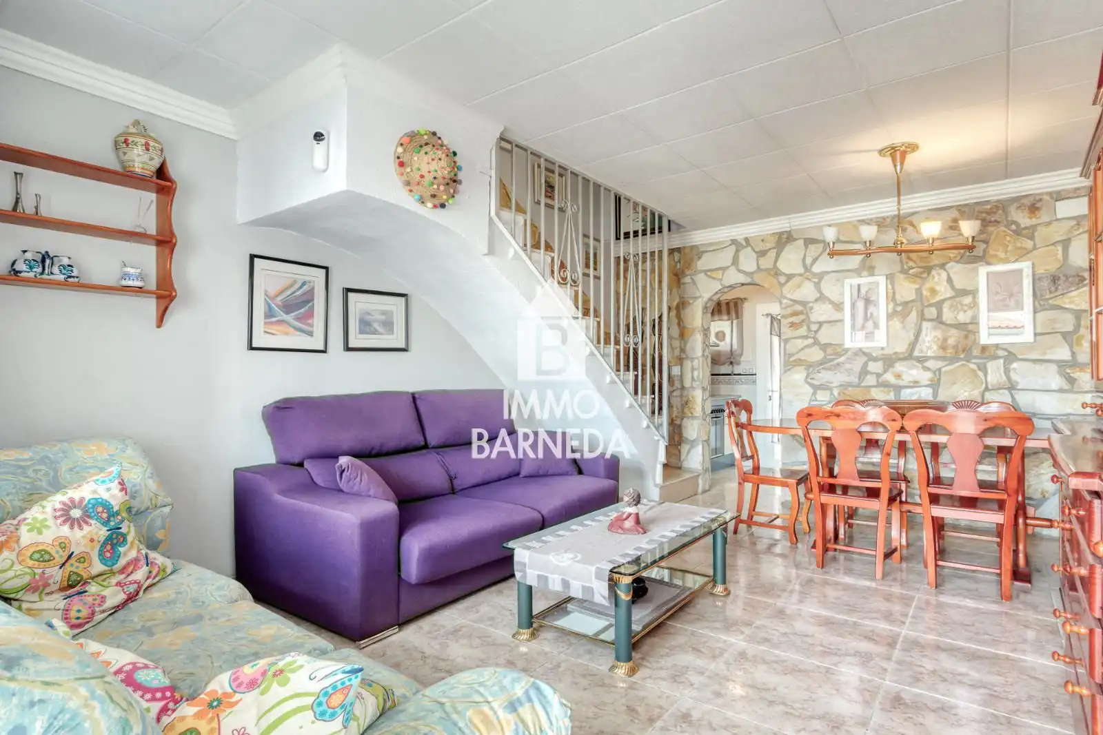 Sala de estar de Casa o chalet en venta en Roses con Jardín privado, Terraza y Trastero