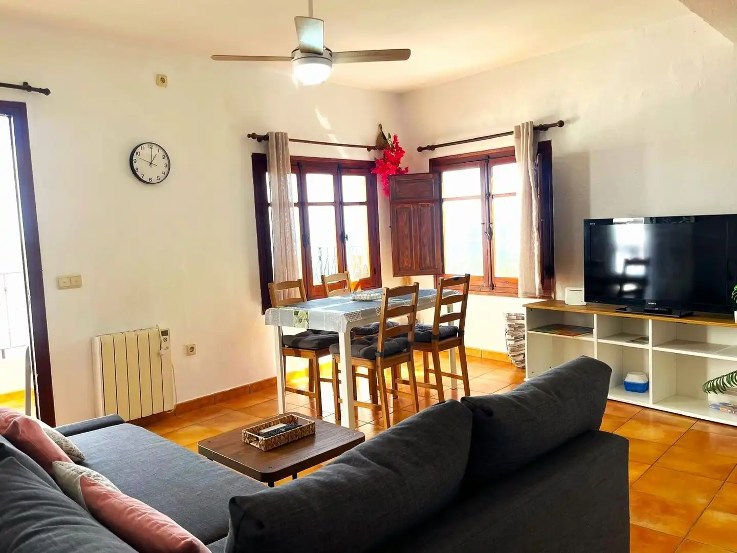 Sala de estar de Piso en venta en Mojácar con Terraza y Amueblado