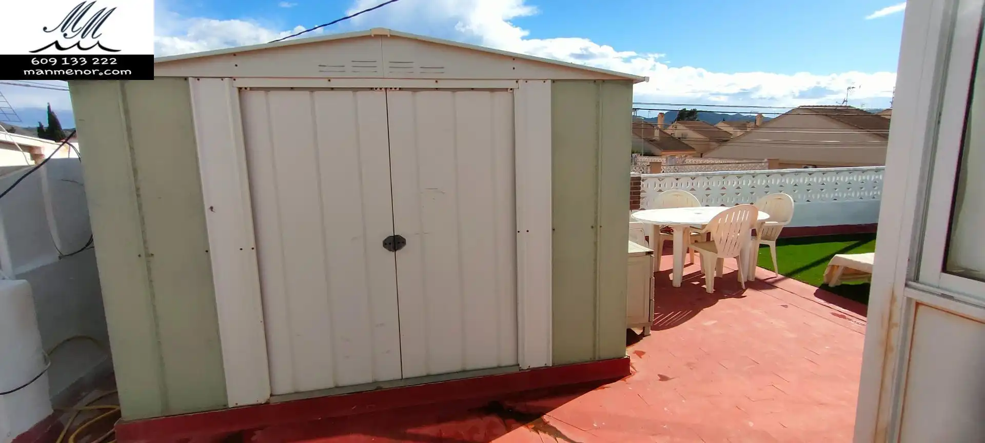 Jardín de Casa adosada en venta en Cartagena con Aire acondicionado, Jardín privado y Trastero