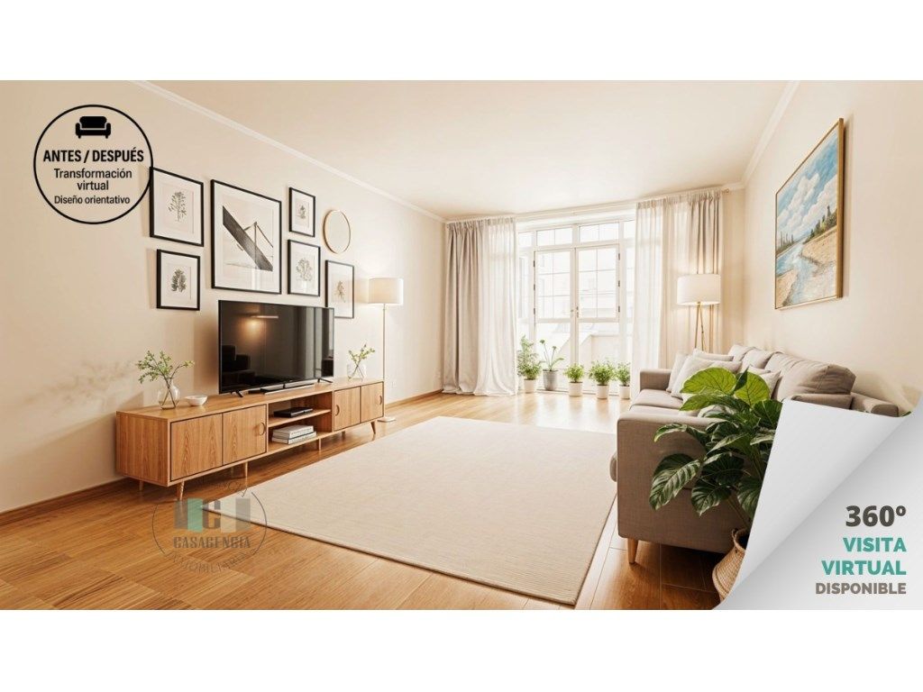 Living room of Single-family semi-detached for sale in Almazora / Almassora  with Air Conditioner