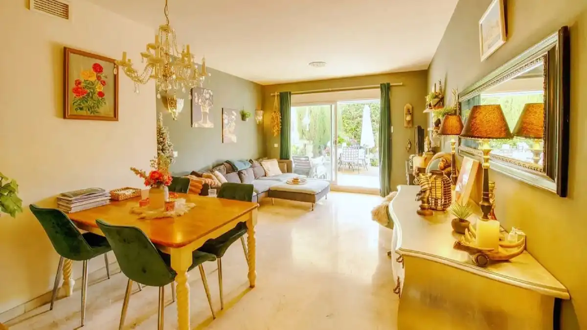 Dining room of Flat for sale in San Pedro  with Air Conditioner, Private garden and Storage room