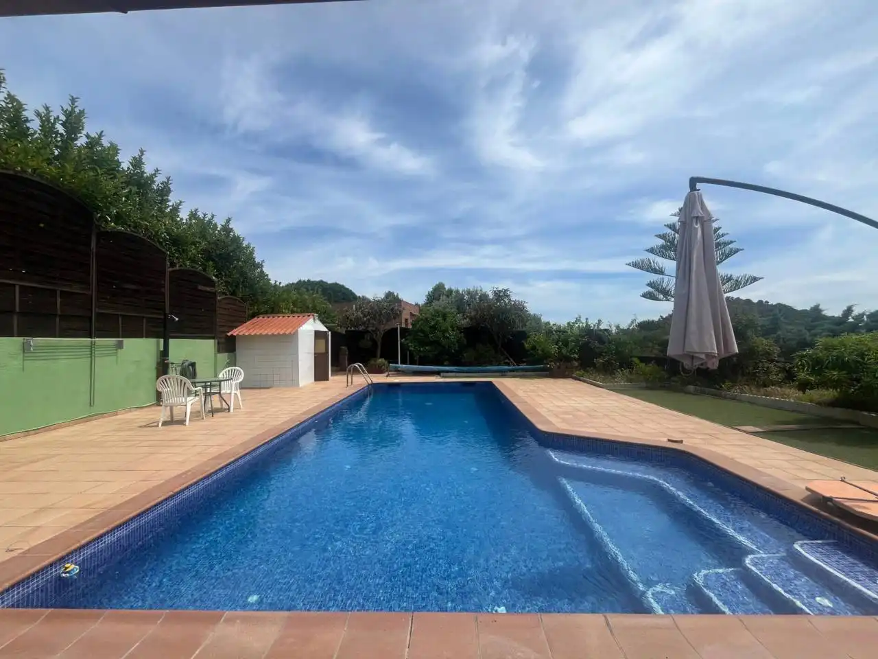 Piscina de Casa o chalet en venta en Caldes de Montbui con Aire acondicionado, Calefacción y Jardín privado