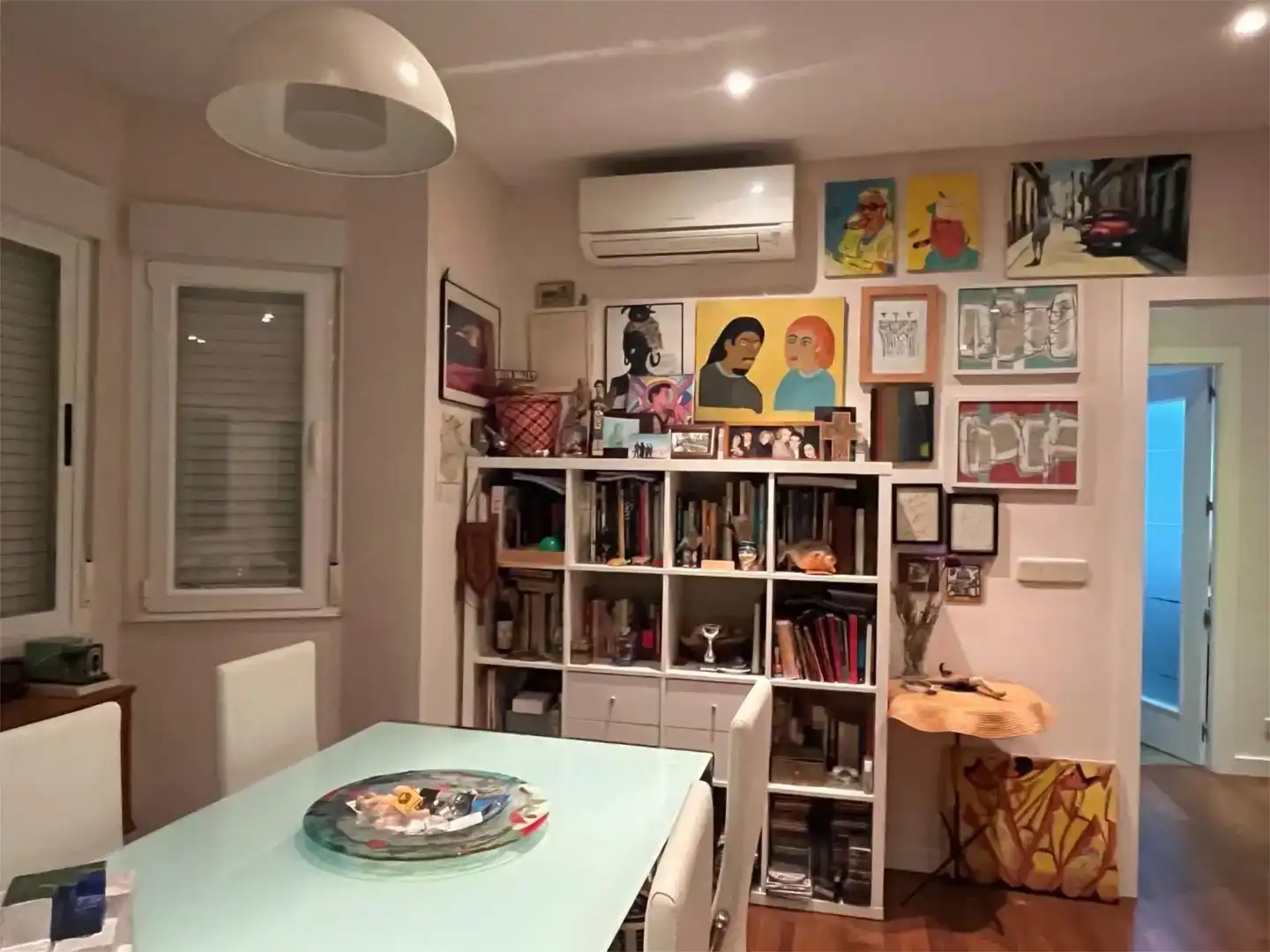 Menjador de Dúplex en venda en Zarza de Granadilla amb Aire condicionat, Parquet i Moblat