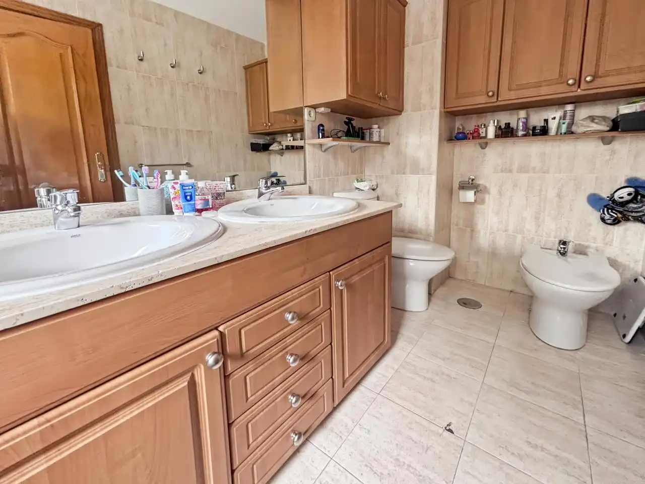 Bany de Casa o xalet en venda en Collado Mediano amb Aire condicionat, Terrassa i Piscina comunitària