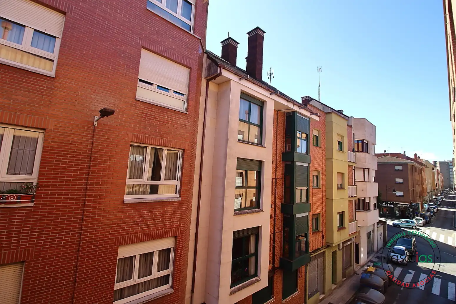 Vista exterior de Piso en venta en Gijón  con Calefacción, Parquet y Terraza