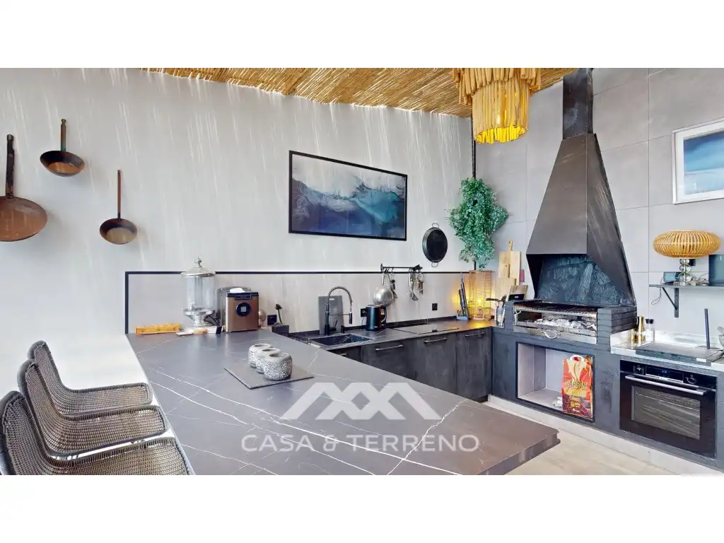 Cocina de Casa o chalet en venta en Algarrobo con Aire acondicionado, Calefacción y Jardín privado
