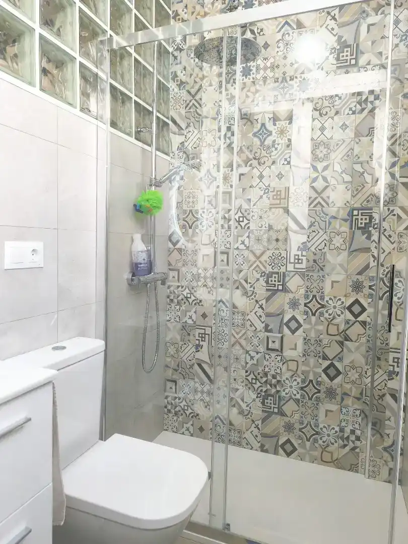 Baño de Casa o chalet de alquiler en Algarrobo con Aire acondicionado, Jardín privado y Amueblado