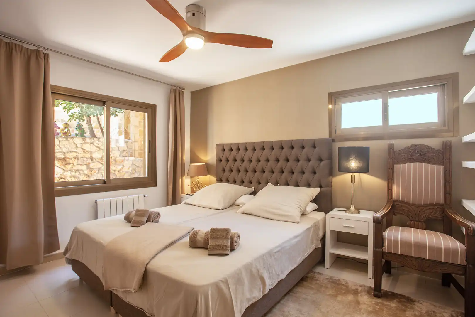 Habitación de Finca rústica en venta en Capdepera con Aire acondicionado, Calefacción y Terraza