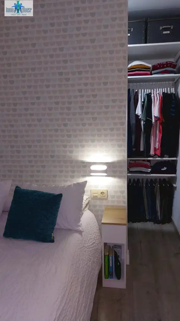 Bedroom of Flat for sale in Albacete  with Air Conditioner, Heating and Furnished