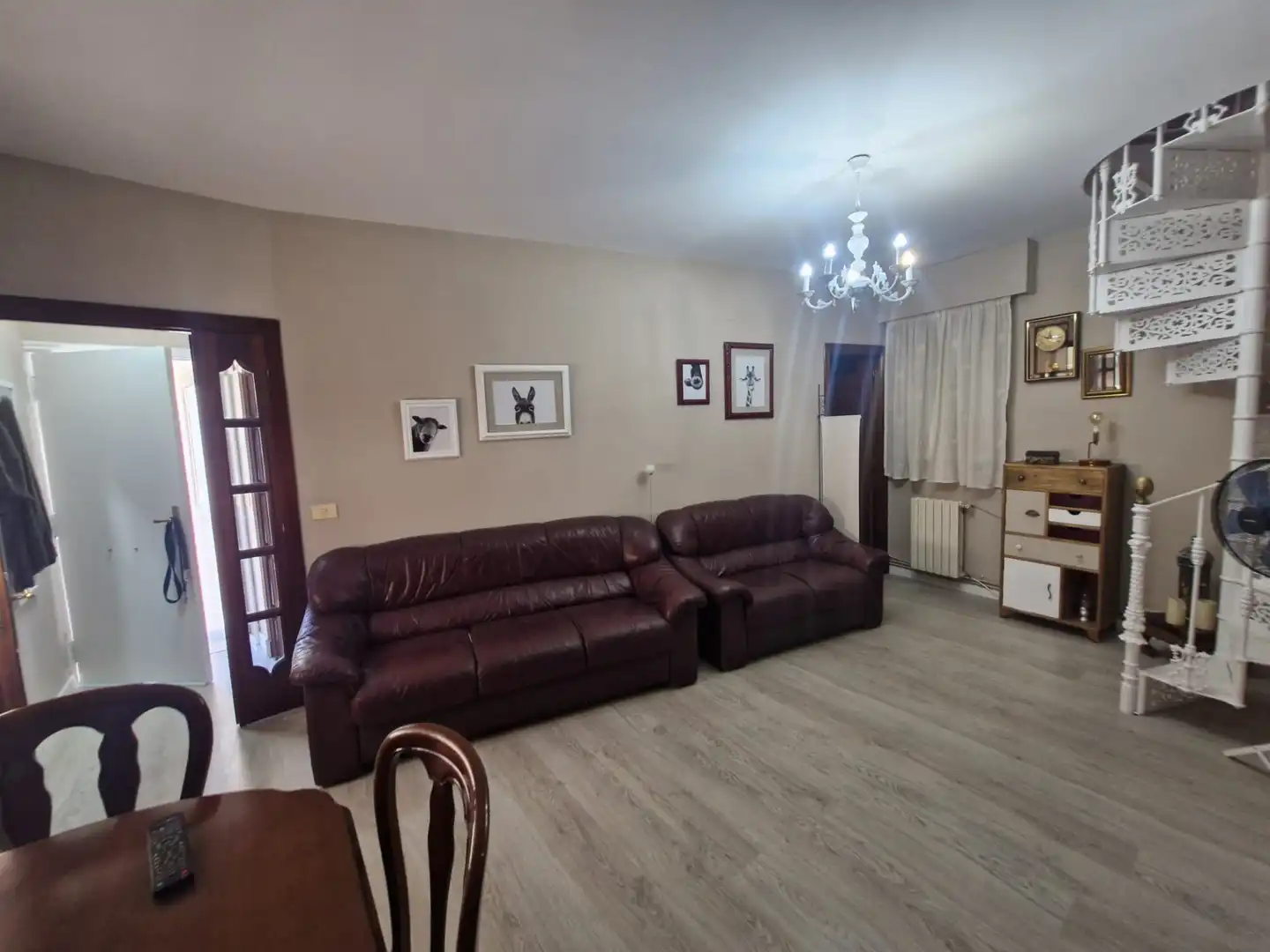Sala de estar de Casa o chalet de alquiler en Ourense Capital  con Calefacción, Parquet y Terraza