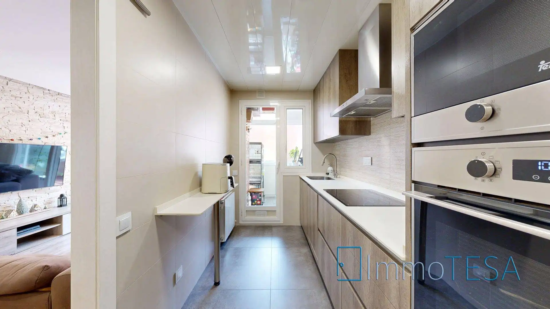 Kitchen of Flat for sale in Sabadell  with Air Conditioner, Heating and Parquet flooring
