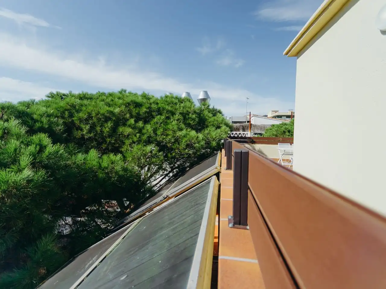 Terrasse von Wohnung zur Miete in Castell d'Aro, Platja d'Aro i s'Agaró mit Klimaanlage und Terrasse