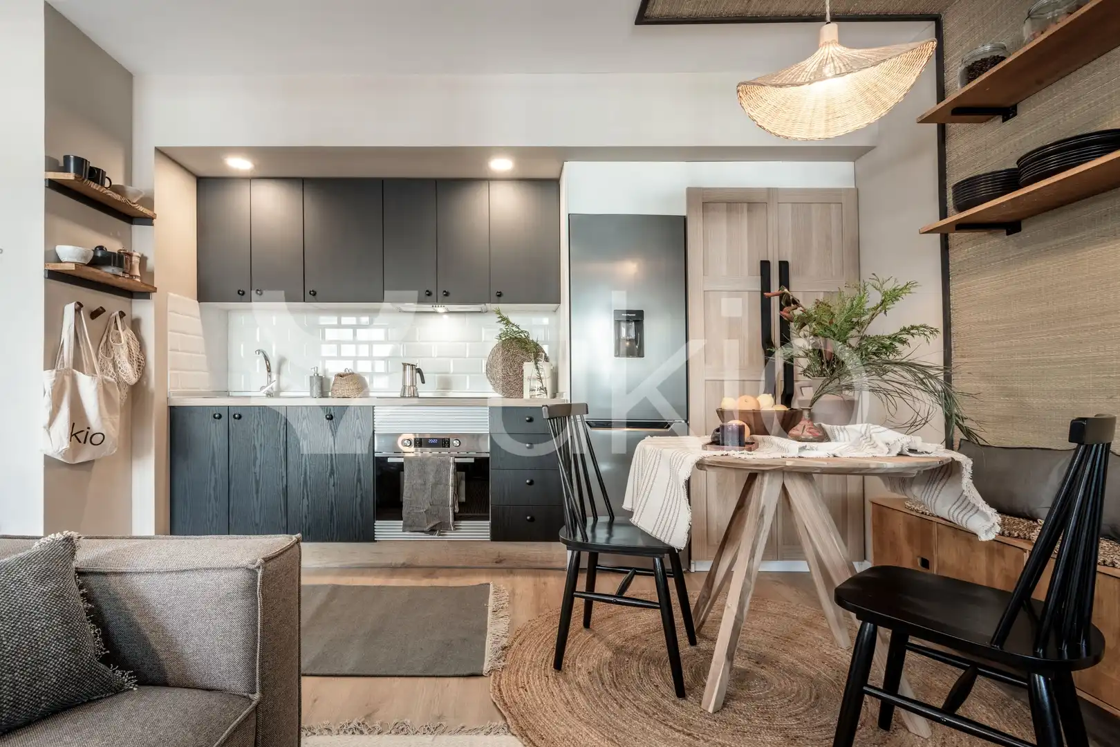 Kitchen of Apartments for rent in Madrid  with Air Conditioner, Terrace and Furnished