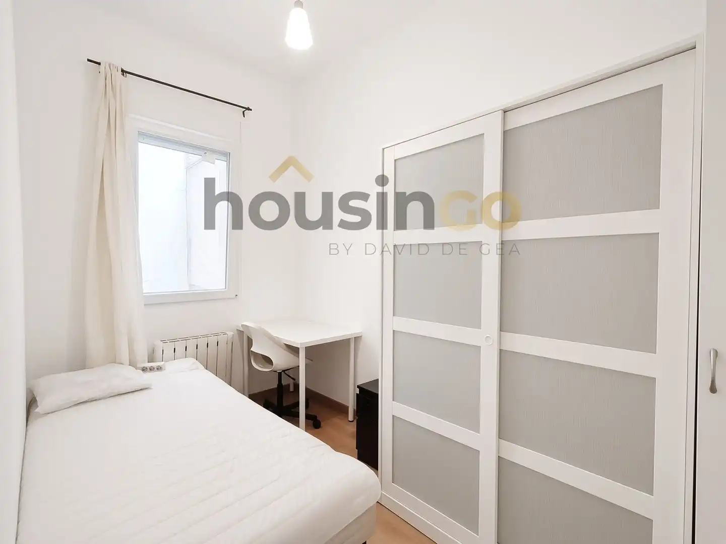Schlafzimmer von Wohnung zur Miete in Barrio de Salamanca