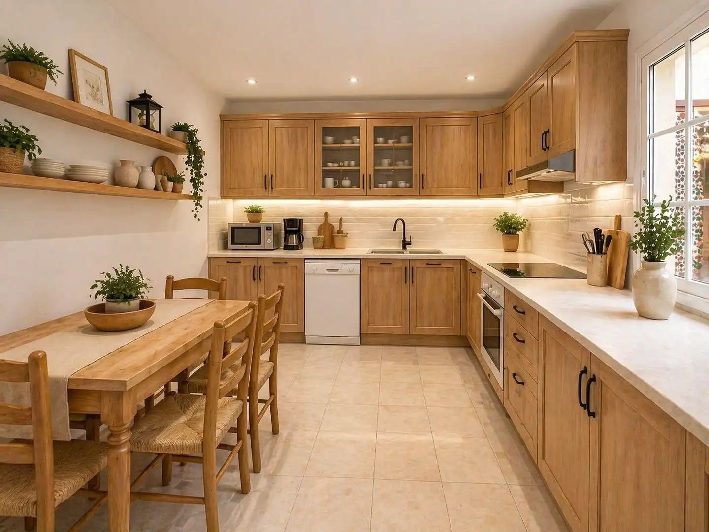 Kitchen of Detached homes for sale in Cádiz  with Air Conditioner and Terrace