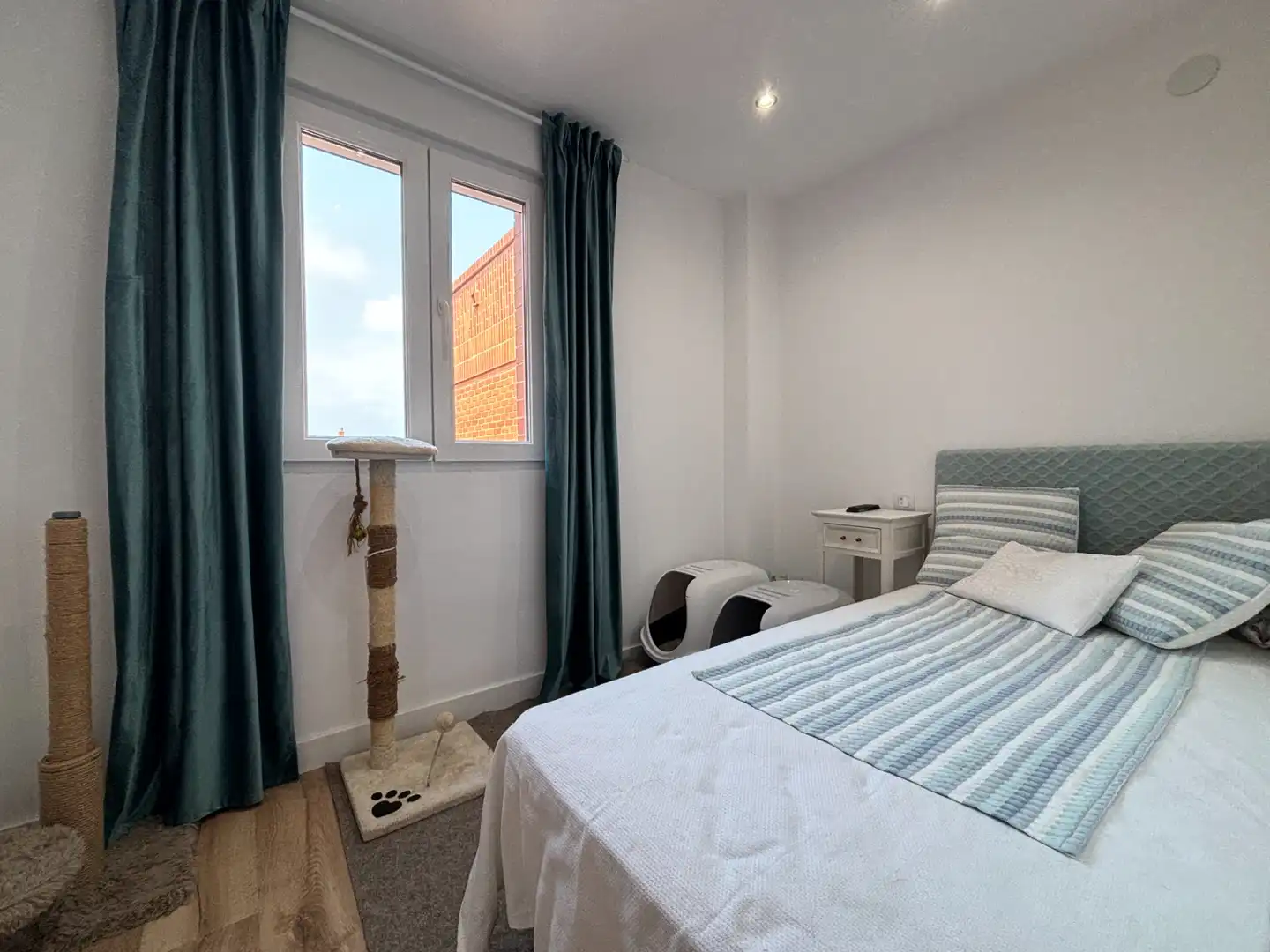 Bedroom of Flat for sale in Burriana / Borriana  with Air Conditioner, Storage room and Furnished