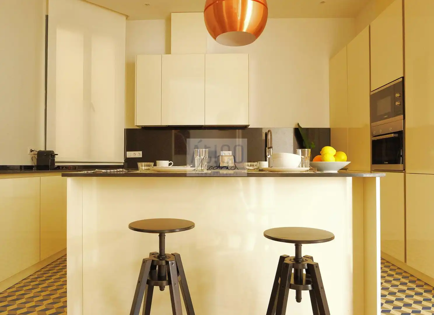 Cocina de Piso de alquiler en Madrid con Aire acondicionado, Calefacción y Terraza