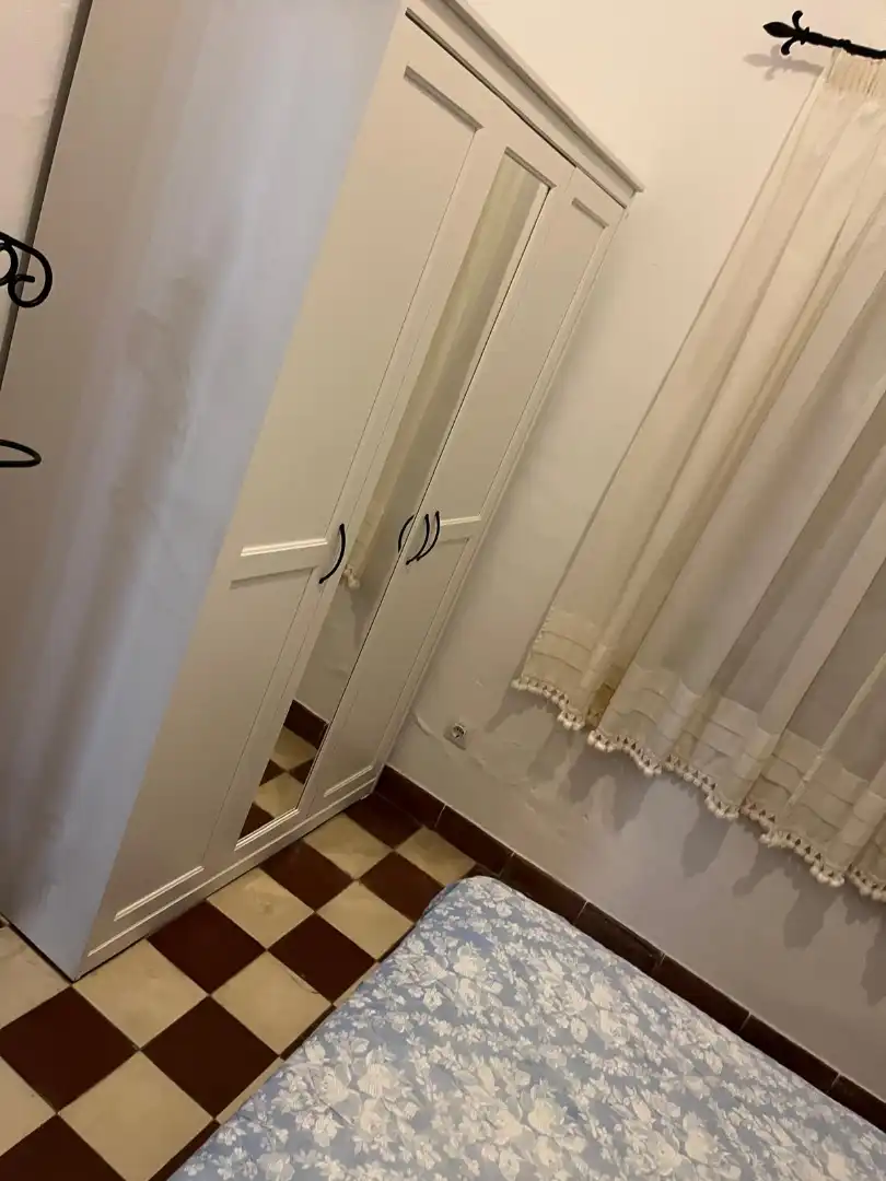 Schlafzimmer von Country house zur Miete in Riogordo mit Privatgarten, Schwimmbad und Möbliert