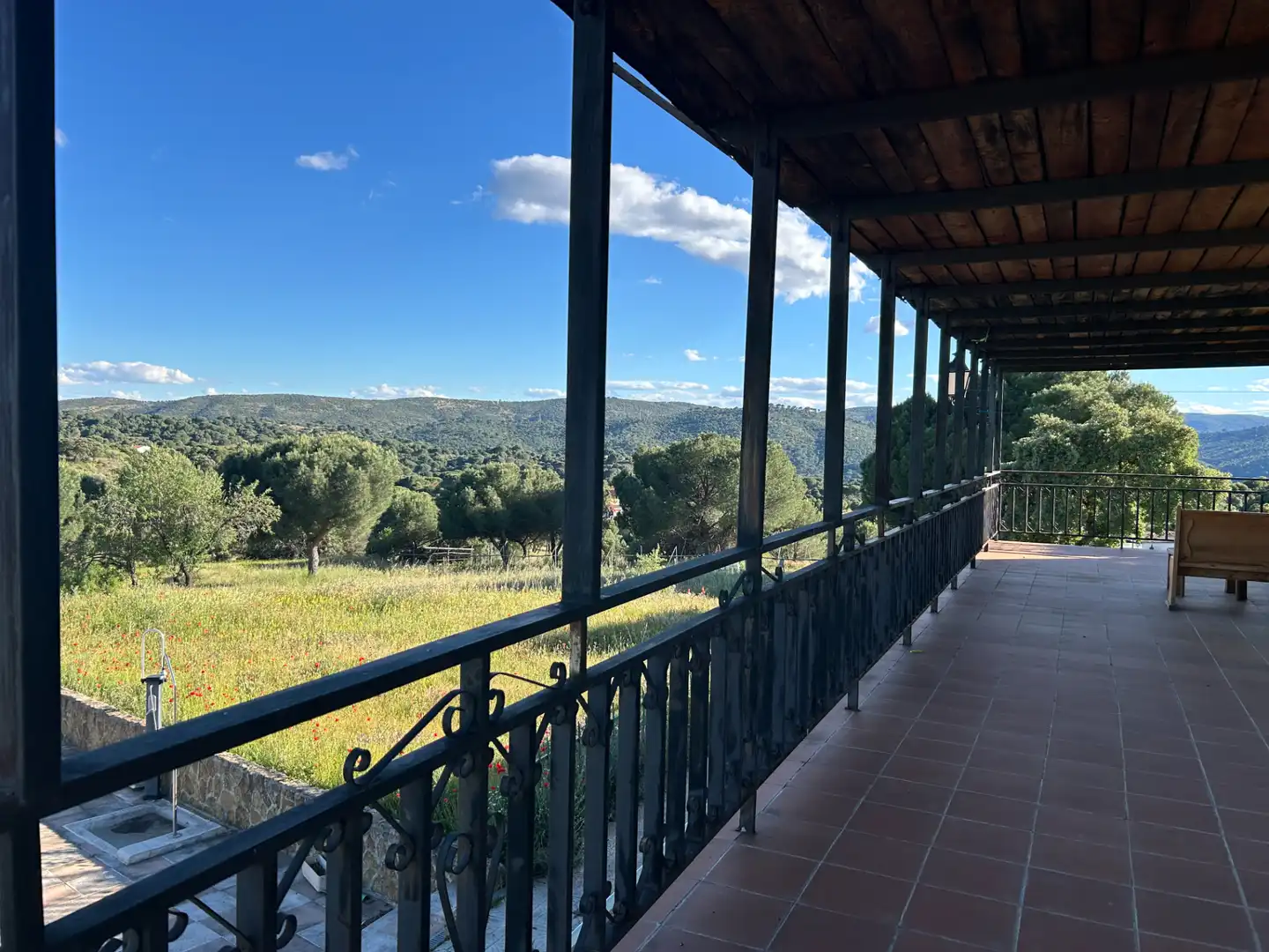 Terraza de Finca rústica en venta en Navas del Rey con Calefacción, Jardín privado y Terraza