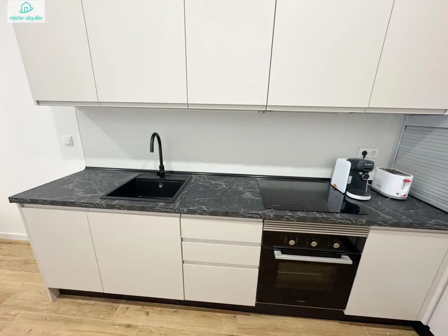 Cocina de Planta baja de alquiler en San Vicente del Raspeig / Sant Vicent del Raspeig con Aire acondicionado, Calefacción y Amueblado