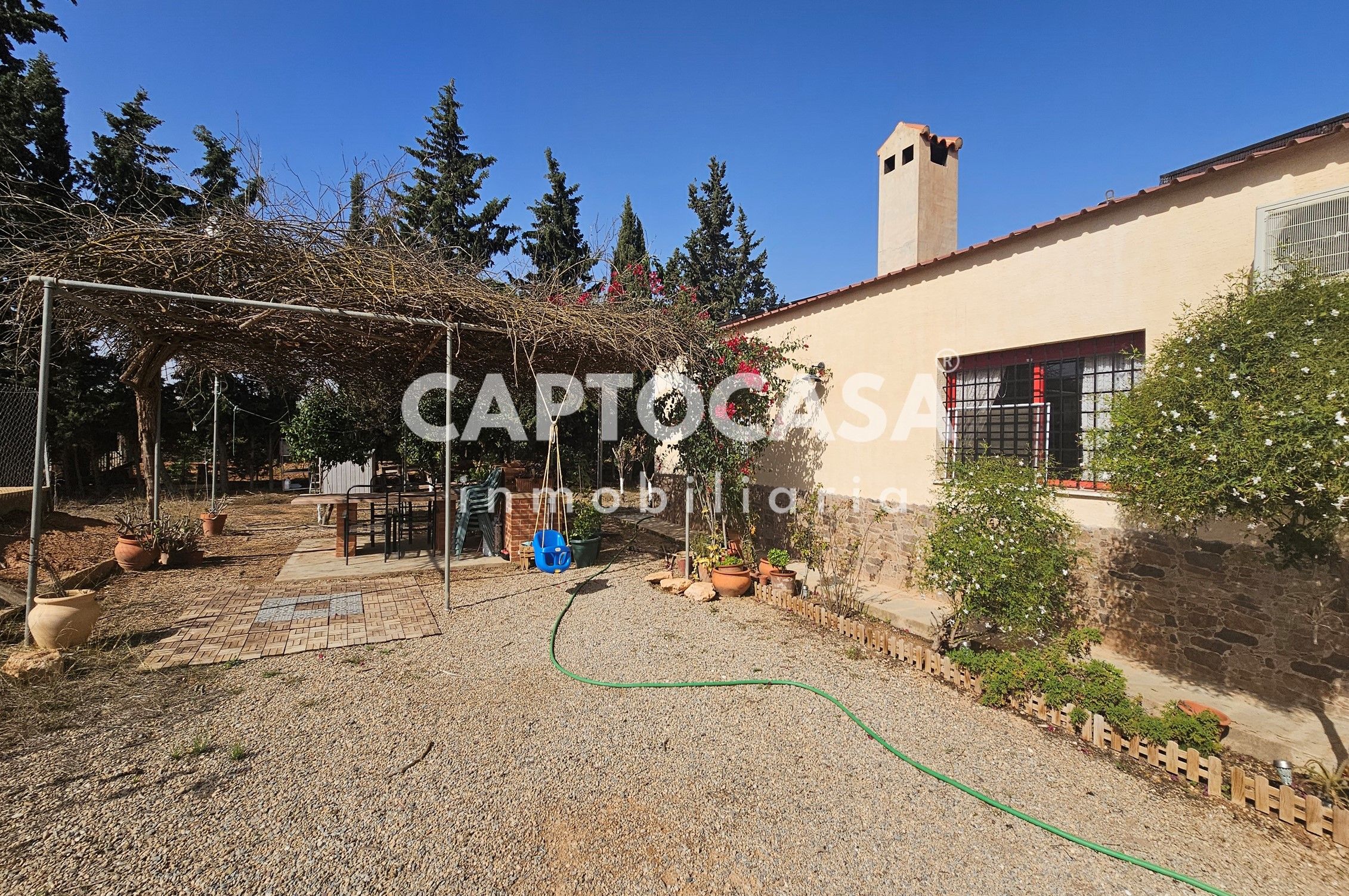 Vista exterior de Finca rústica en venda en Cartagena amb Aire condicionat, Jardí privat i Piscina