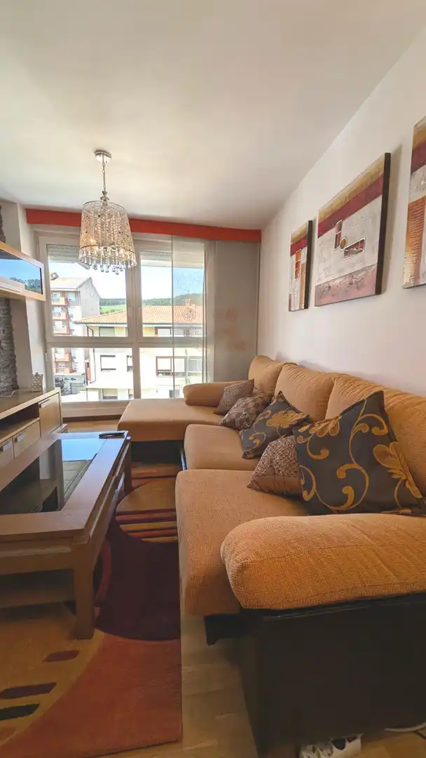 Living room of Flat for rent in Piélagos  with Heating, Terrace and Furnished