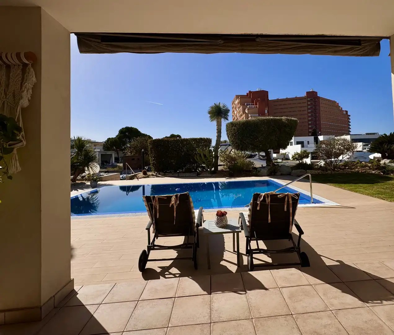 Swimming pool of Houses for sale in Roses  with Heating, Terrace and Storage room