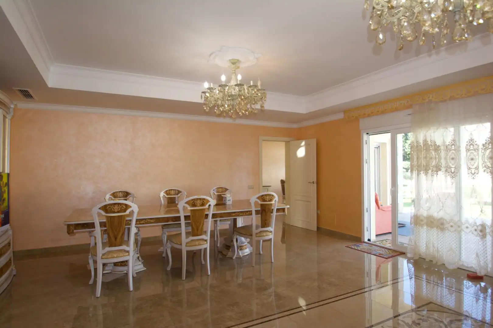 Esszimmer von Haus oder Chalet zum Verkauf in Orihuela mit Klimaanlage, Heizung und Privatgarten