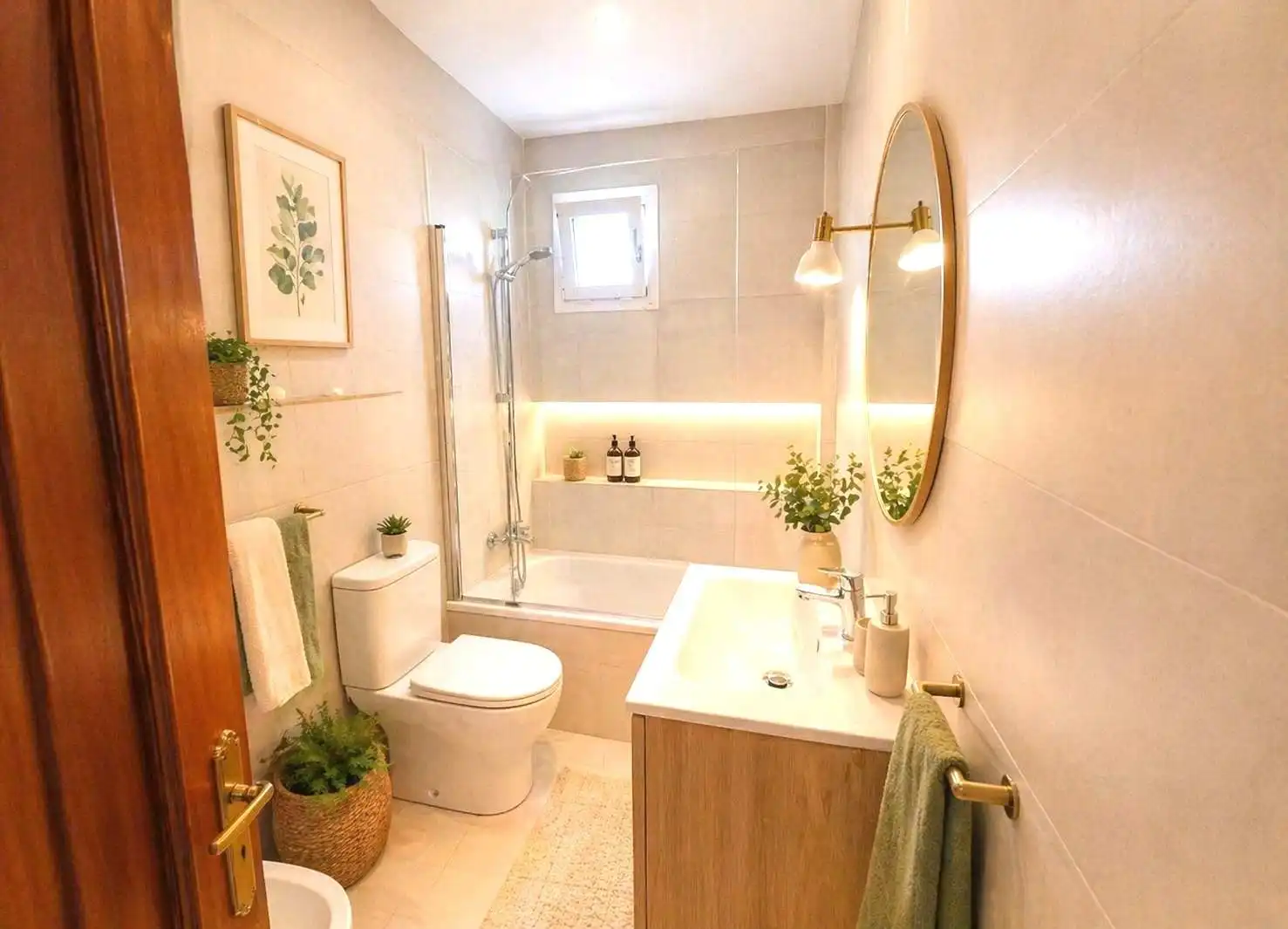 Badezimmer von Haus oder Chalet zum Verkauf in San Andrés del Rabanedo mit Abstellraum und Balkon