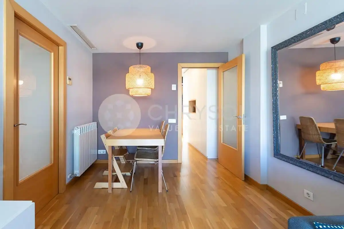 Dining room of Flat for sale in Barcelona  with Air Conditioner, Heating and Private garden