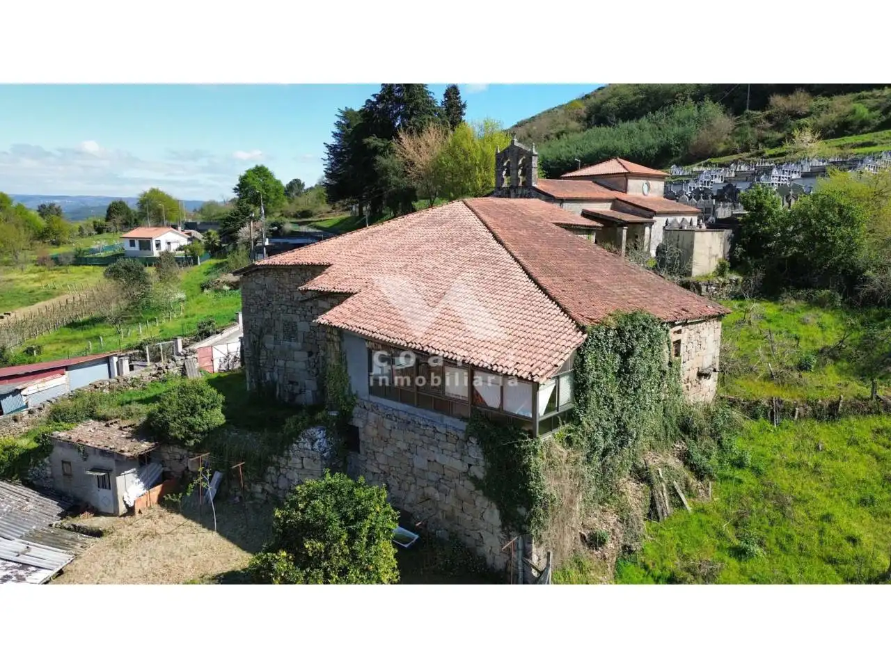 Exterior view of Houses for sale in Ourense Capital   with Private garden and Terrace