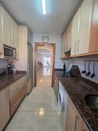 Kitchen of Flat for sale in La Manga del Mar Menor  with Furnished, Balcony and Community pool