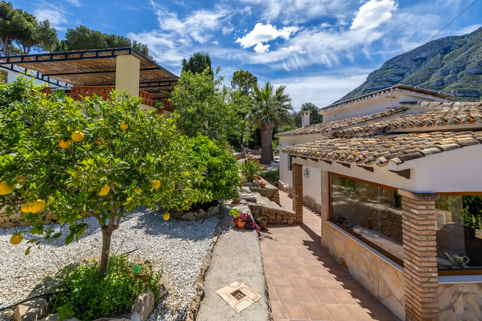 Garden of Houses for sale in Dénia  with Air Conditioner, Private garden and Terrace