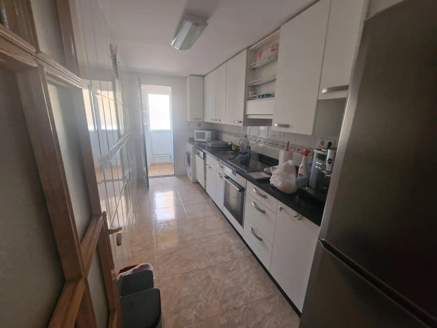Kitchen of Flat for sale in Águilas  with Air Conditioner, Furnished and Balcony