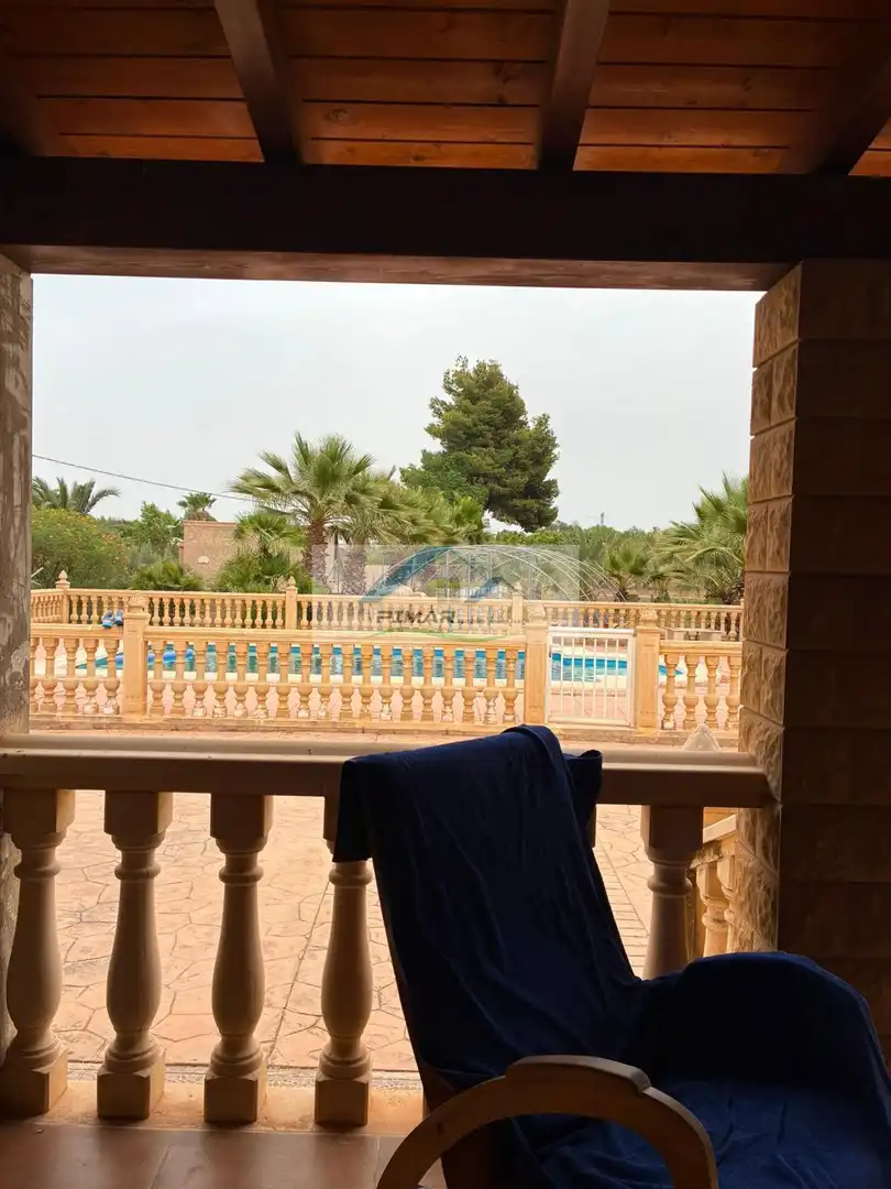 Piscina de Casa o xalet en venda en Aspe amb Calefacció, Piscina i Moblat