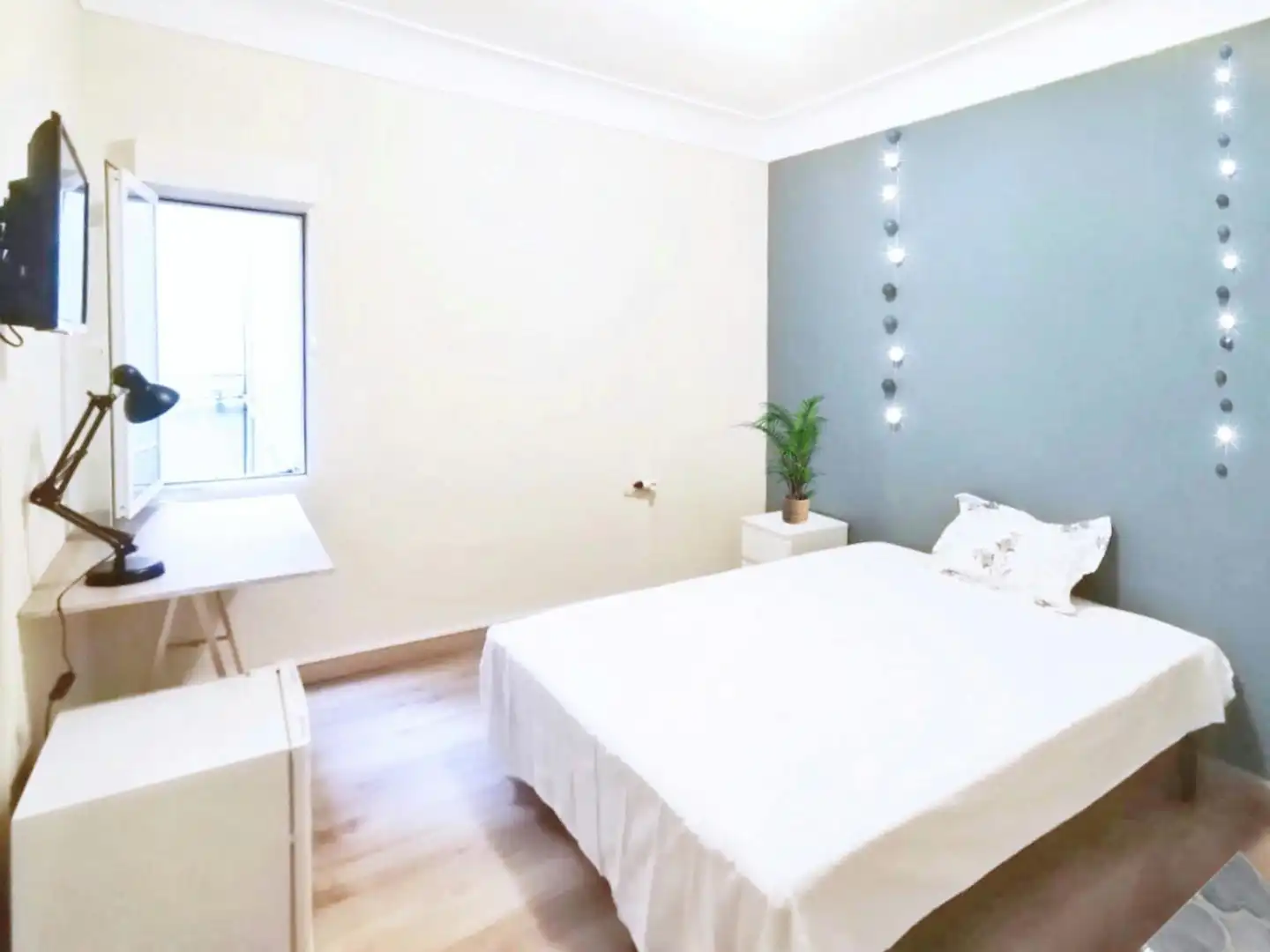 Schlafzimmer von Wohnung zur untervermieten in Alicante / Alacant mit Heizung, Möbliert und Waschmaschine