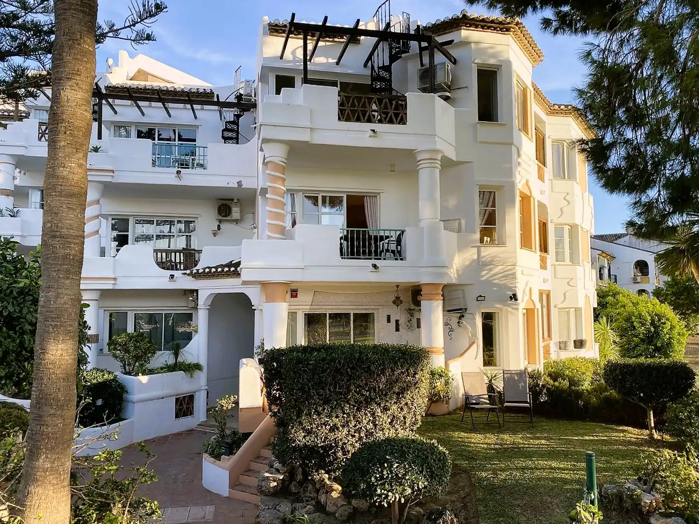 Vista exterior de Apartamento en venta en Mijas con Aire acondicionado, Terraza y Internet
