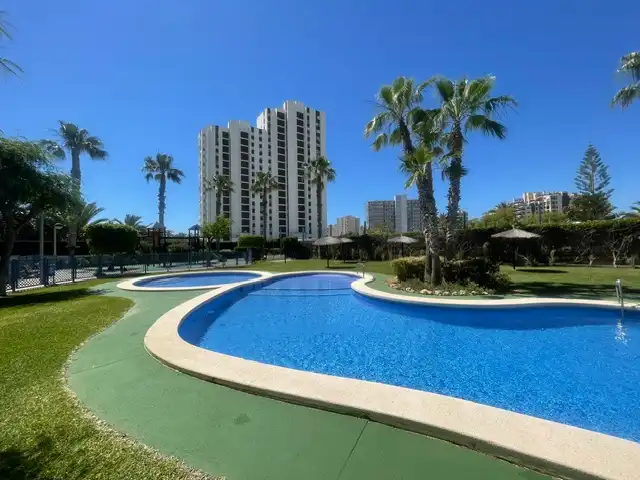 Swimming pool of Attic for rent in Alicante / Alacant  with Air Conditioner, Heating and Terrace