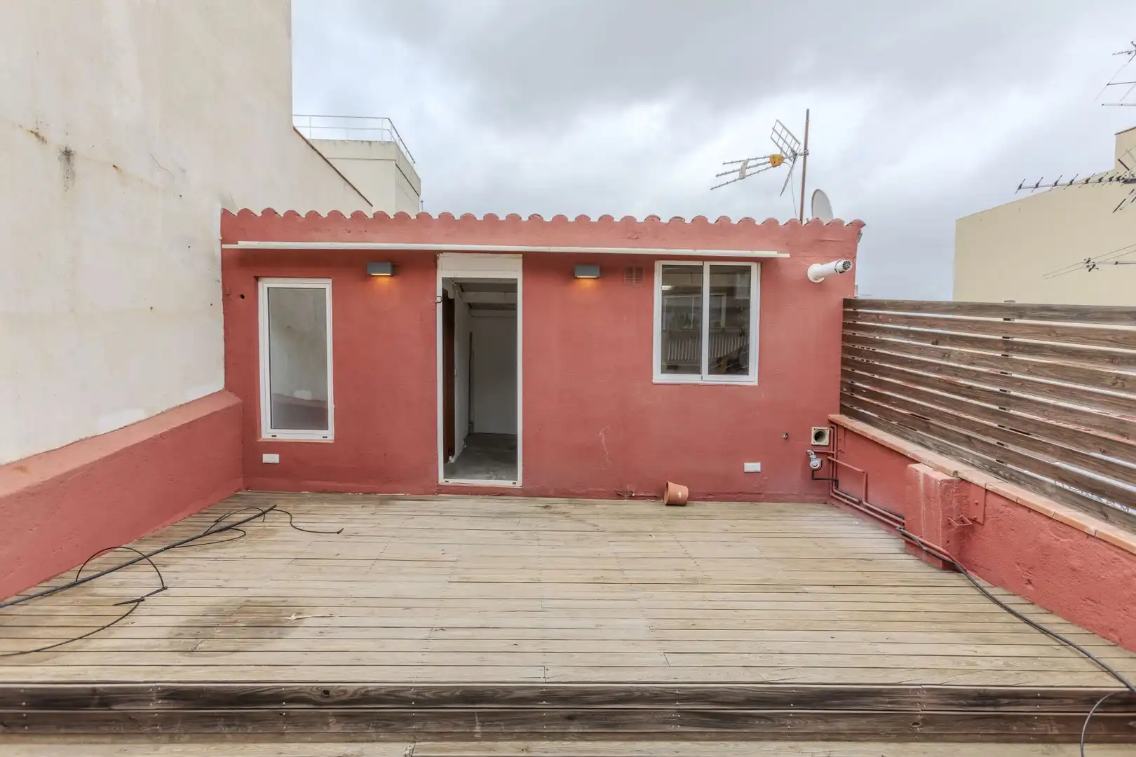 Terraza de Casa adosada en venta en Barcelona con Parquet y Terraza