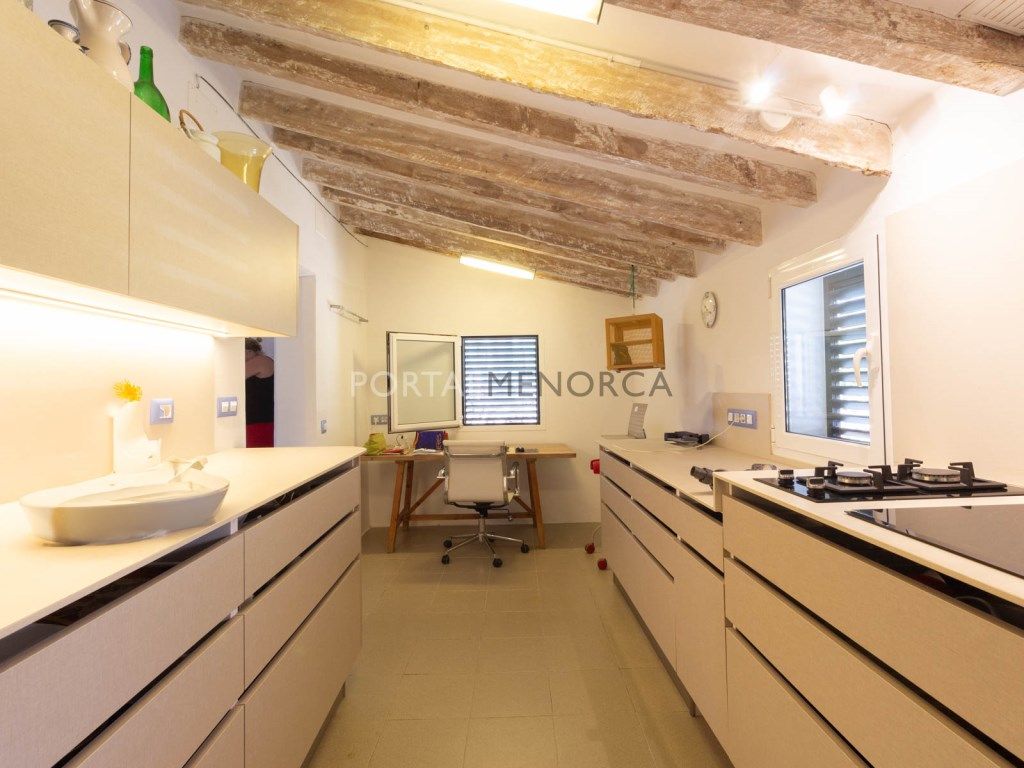 Cuina de Finca rústica en venda en Es Castell