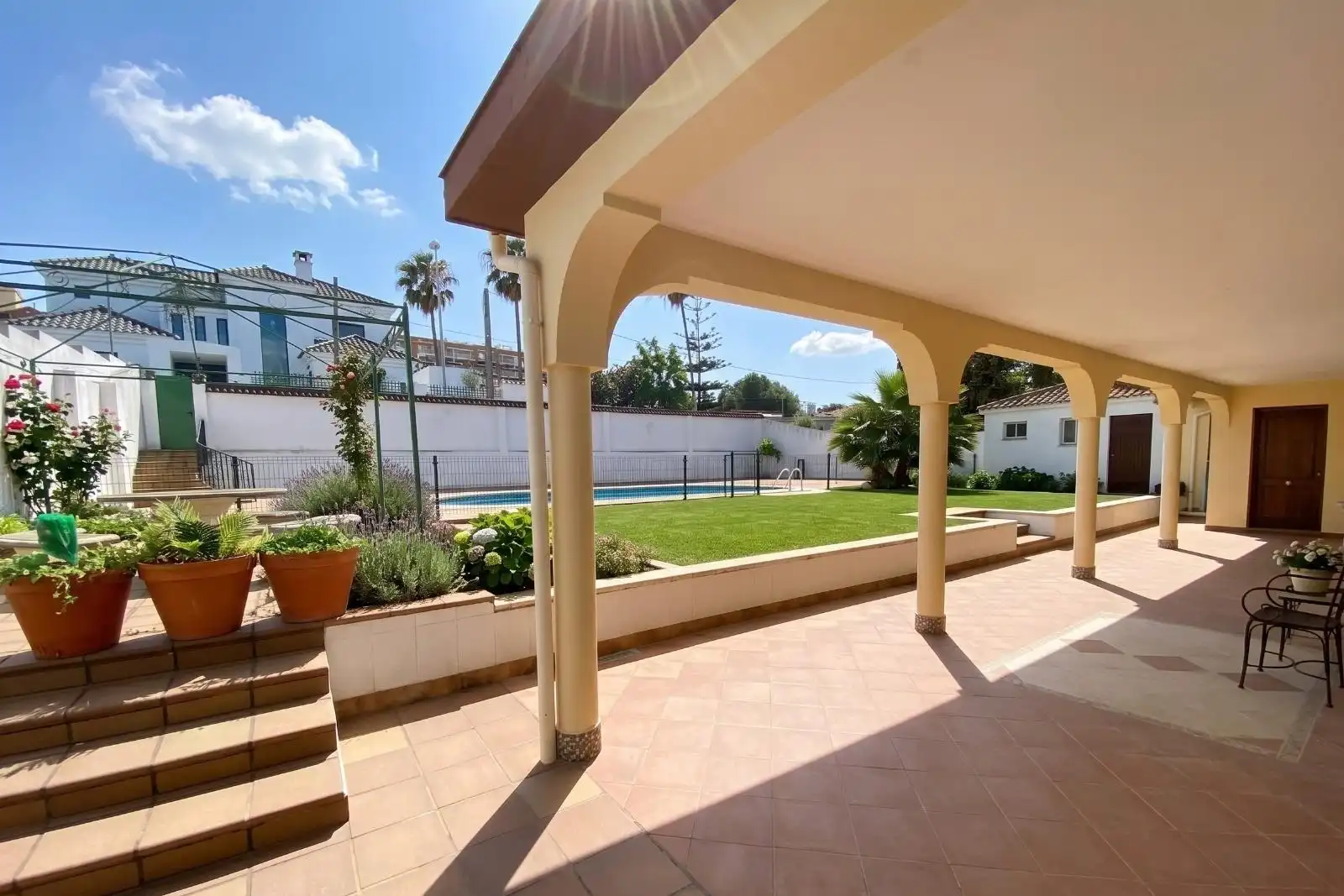 Terraza de Casa o chalet de alquiler en Algeciras