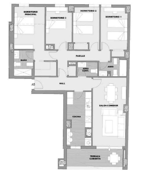 Flat for sale in Málaga Capital  with Air Conditioner, Heating and Terrace