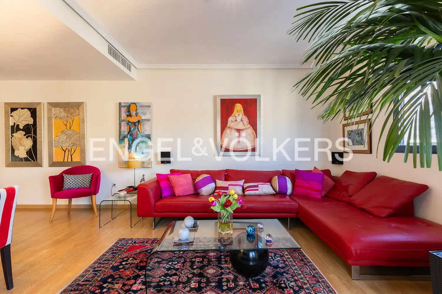 Living room of Attic for sale in Valencia  with Air Conditioner, Heating and Terrace