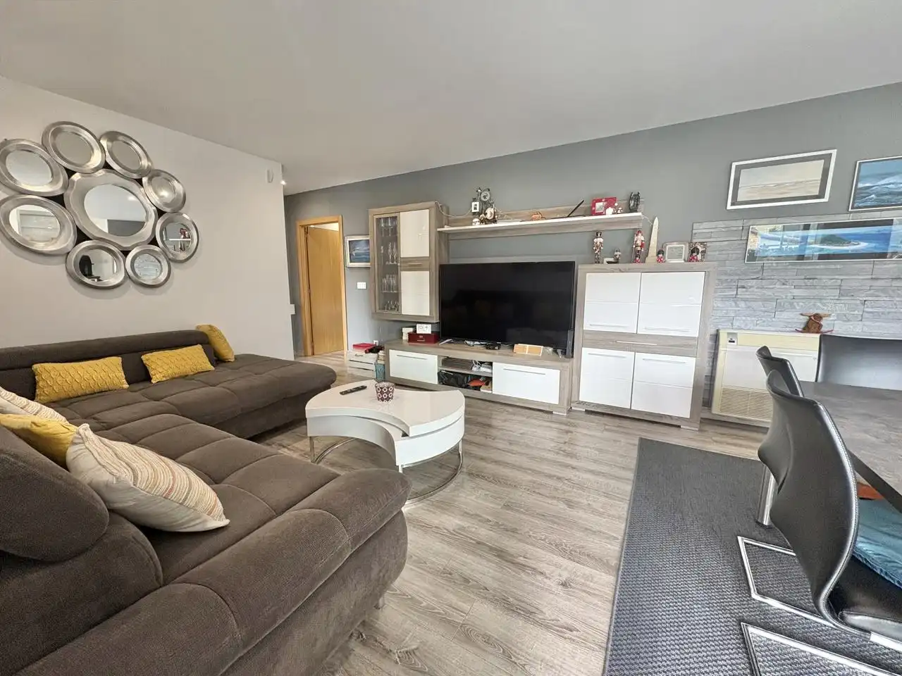 Sala d'estar de Casa o xalet en venda en Gozón amb Jardí privat i Terrassa