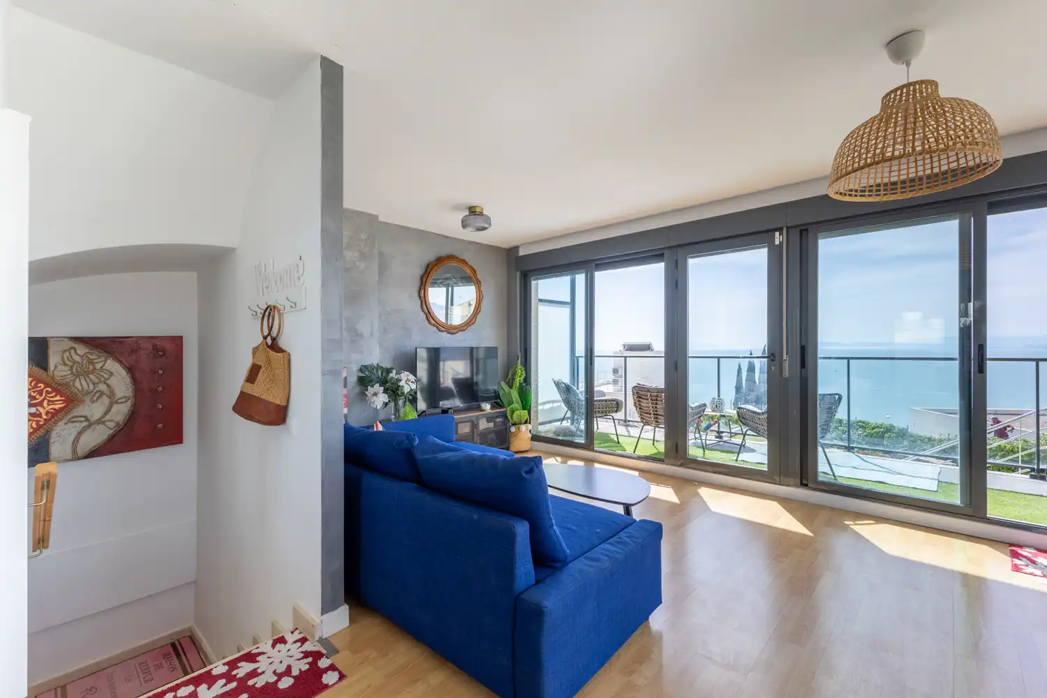 Sala de estar de Casa o chalet en venta en Cullera con Aire acondicionado, Calefacción y Jardín privado